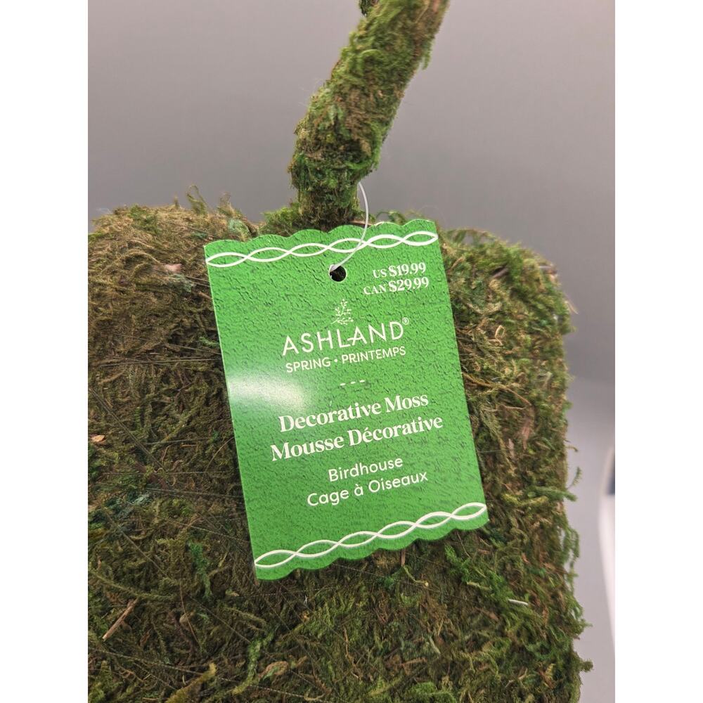 Ashland Decorative Moss Birdhouse - Picture 5 of 5